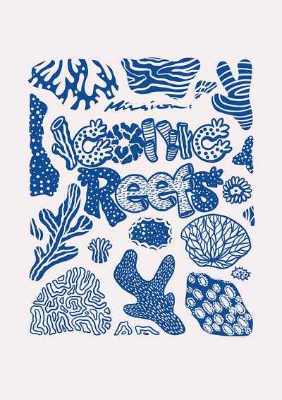 Iconic reefs branding campaign design graphic design ill illustration logo