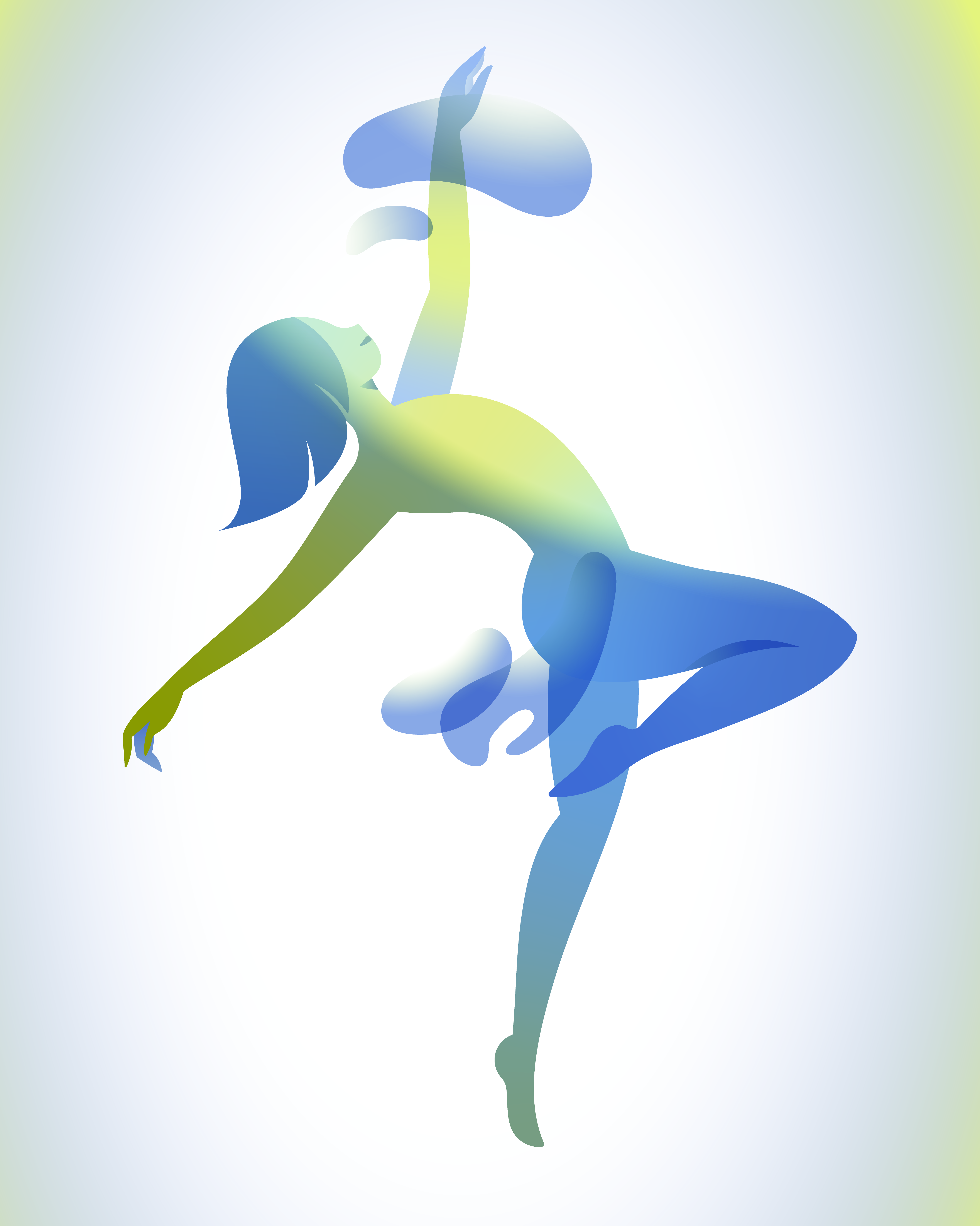 Green Dancer illustration illustrator vector