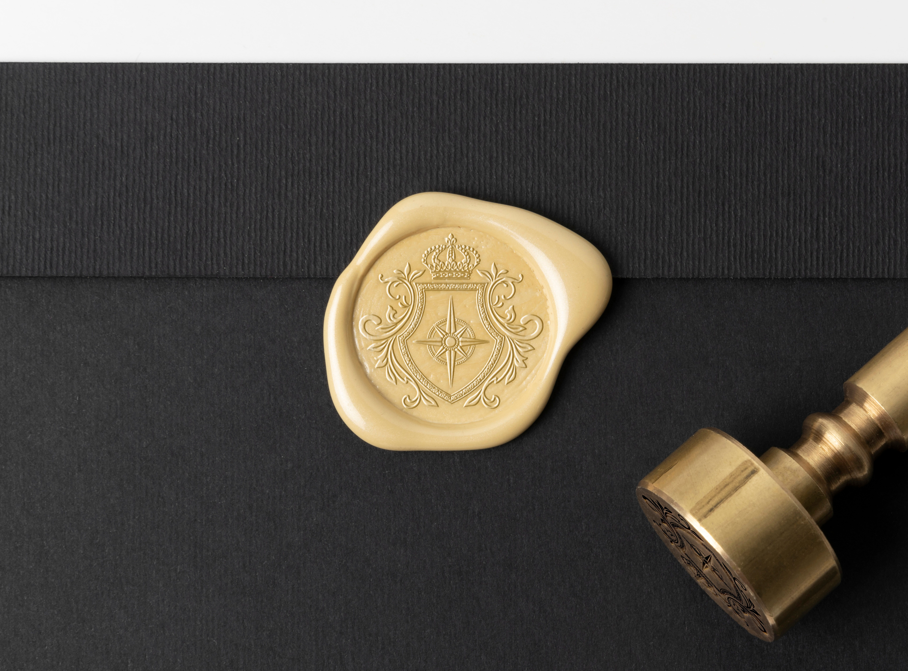 Wax Seal Crest badge branding coat of arms crest designer graphic design heraldic logo heraldry logo luxury stamp wax seal wedding