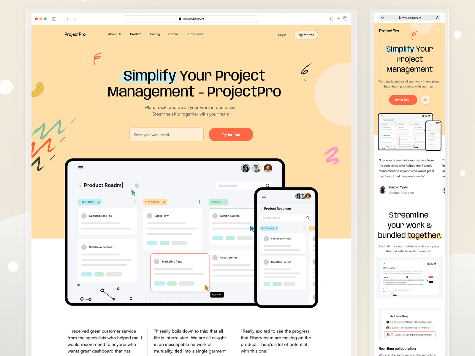 projectpro-a-project-management-tool-by-2wiz-studio-ui-ux-design