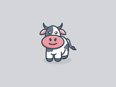 Blueberry Cute Cow by Maybk on Dribbble