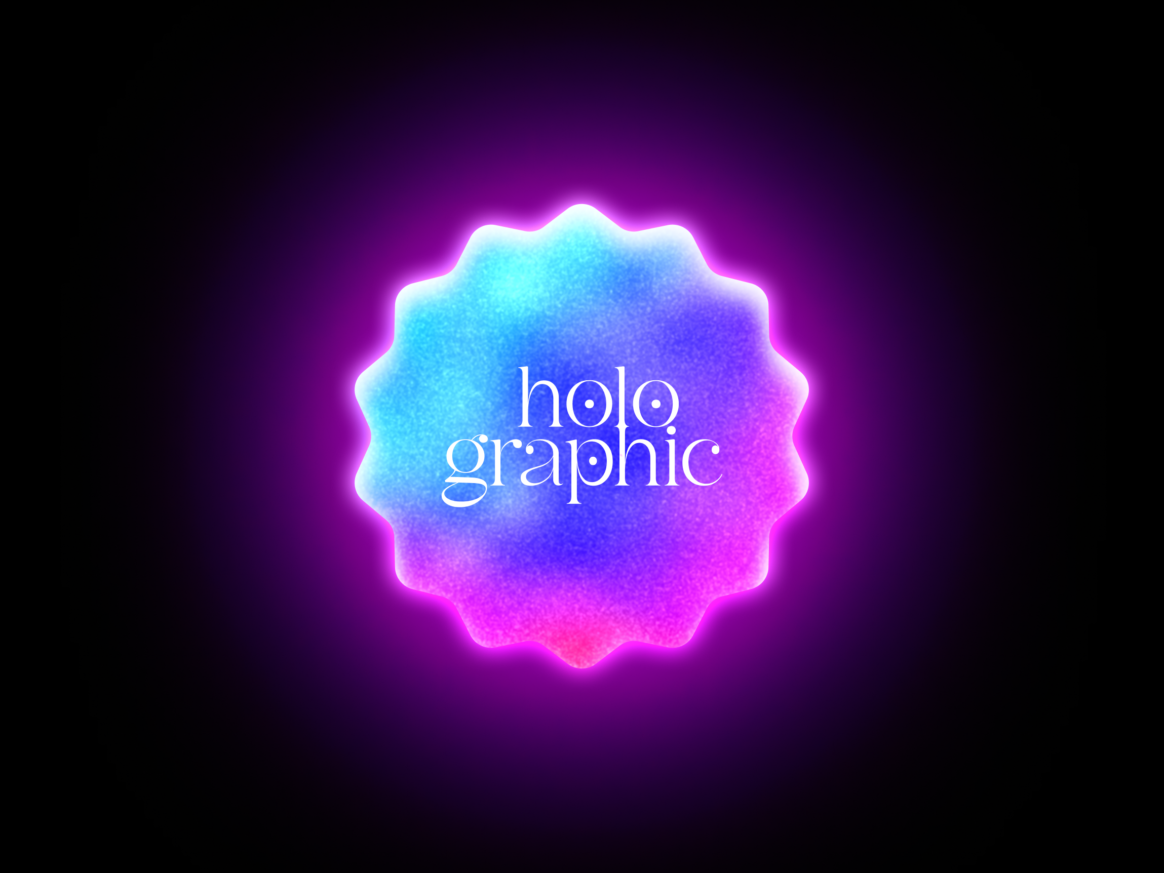 Holographic Graphic branding design graphic design illustration logo minimal typography ui ux vector
