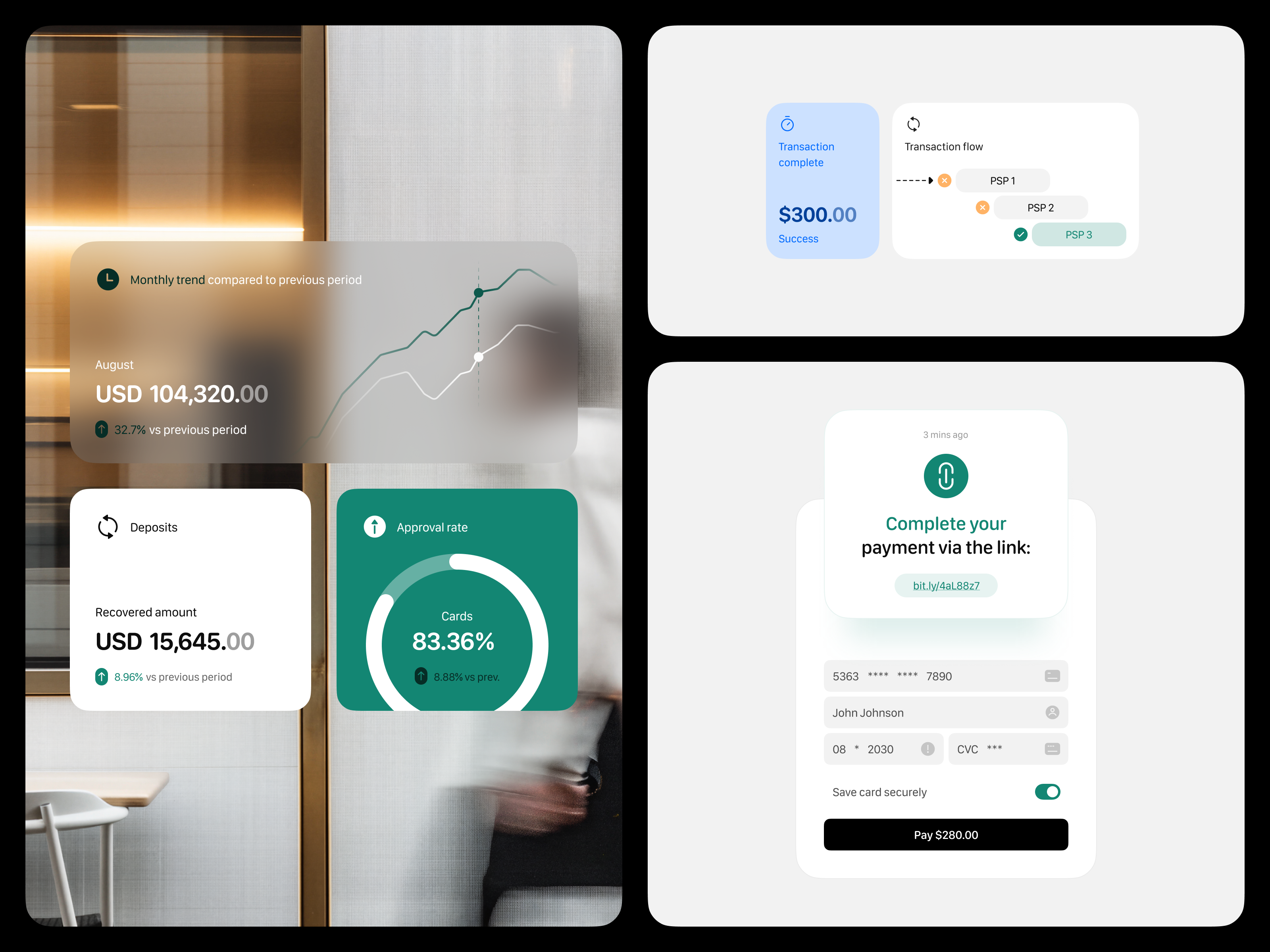 Design assets for the Landing page. chekout design fintech graphic design icon illustration infographic stats ui ux web design