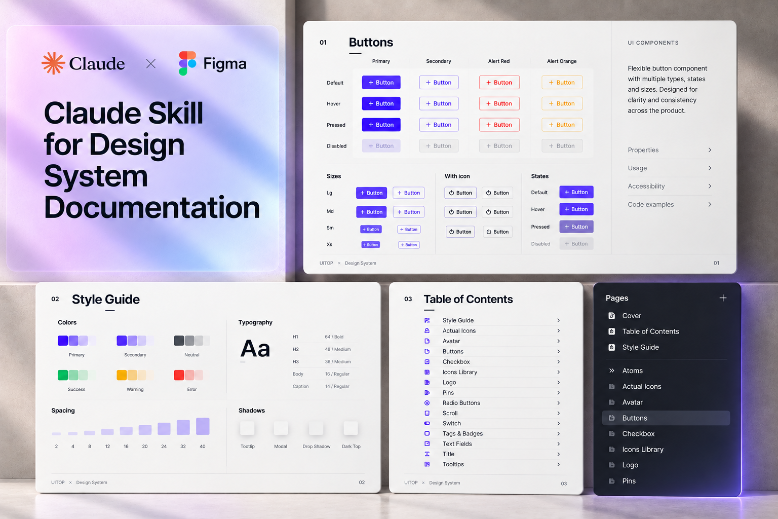 Claude Skill for Design System Documentation in Figma ai design ai workflow claude skills component library design system documentation design systems design tokens figma product design ux design