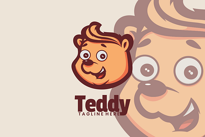 Teddy animal branding cute mascot design graphic design illustration logo vector