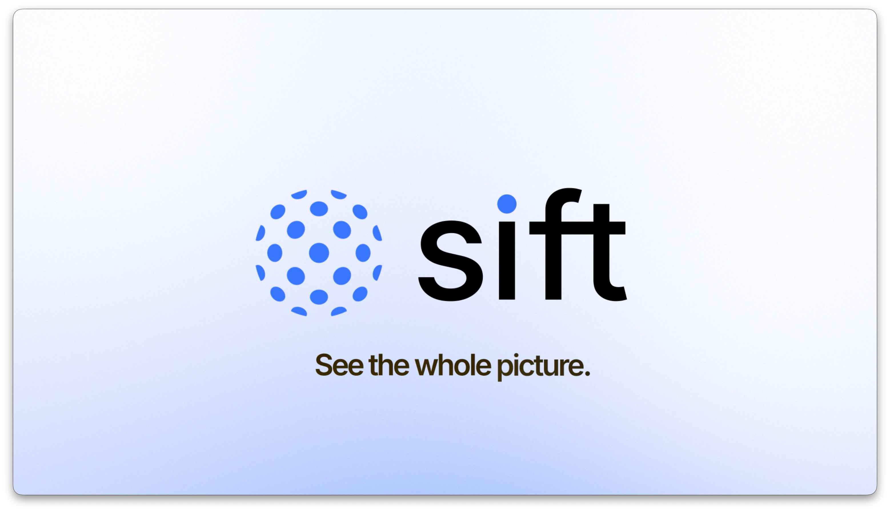 Sift SaaS explainer packshot animation branding motion graphics