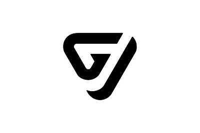 GJ Monogram Logo branding company brand logo company branding design graphic design logo modern vector