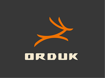 orduk — logo for camouflage shop camouflage deer graphic design illustration logo logotype