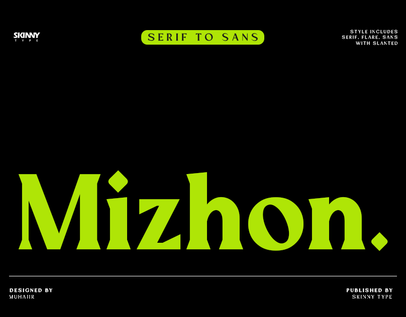 Mizhon | Triple Axes Typeface 3d animation branding calligraphy design font graphic design illustration logo motion graphics type design typeface typography ui