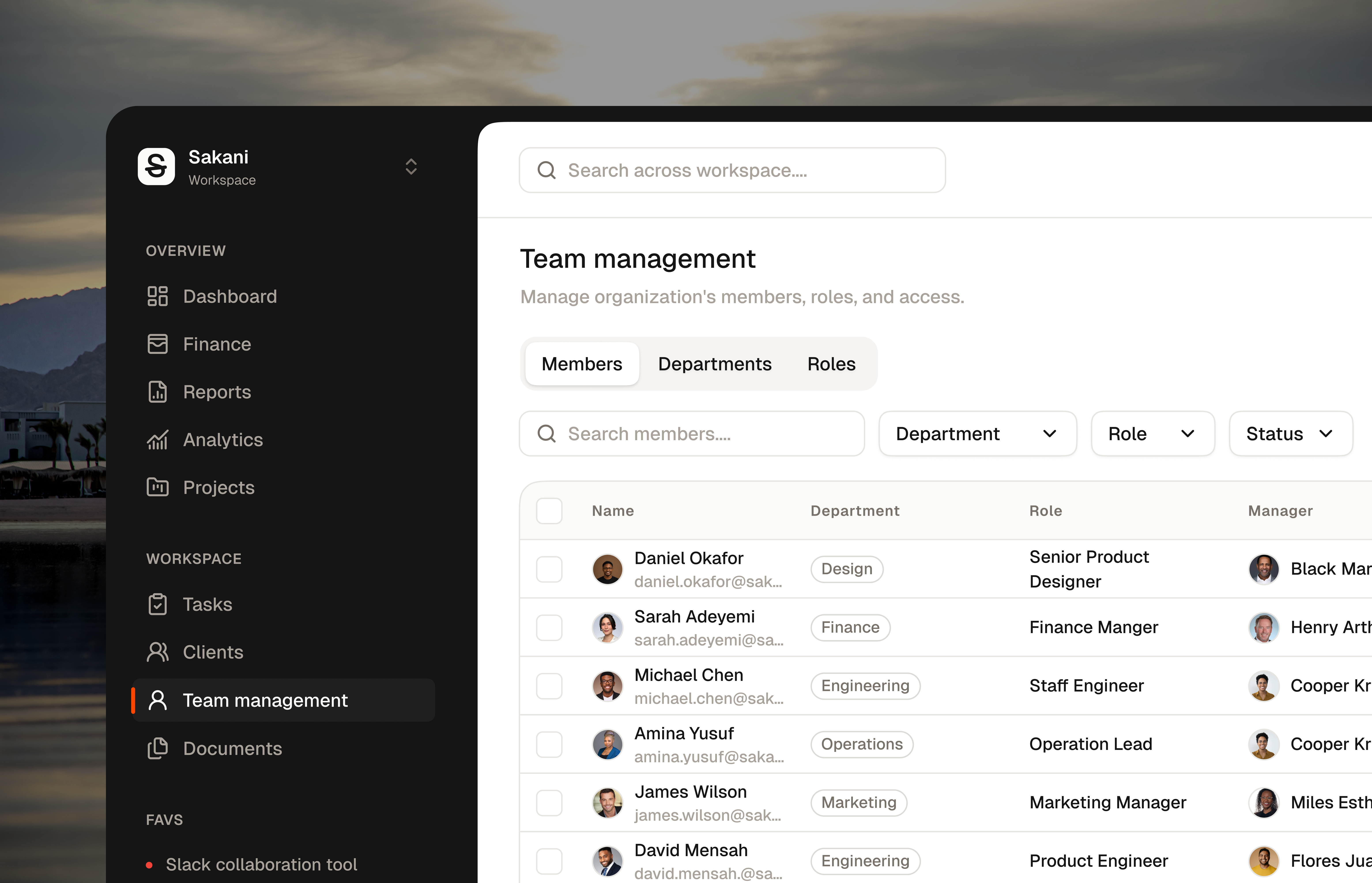 Team management dashboard designed — Sakani design system b2b dashboard design design system saas team management ui uikit uiux website