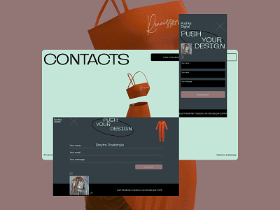 Pushka Digital 3d brands design fashion minimal typography webgl