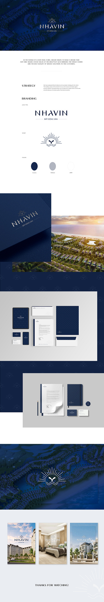 NHAVIN - Luxury Real Estate Branding Design branding graphic design logo luxury realestate