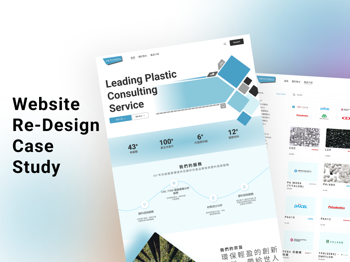 homepage redesign case study