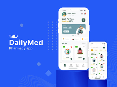 Pharmacy app - Portfolio project app branding design dribbble figma graphic design illustration interactiondesign medicialapp medicineorderingapp mobileapp pharmacyapp ui ui challenge uidesign uiinspiration uitrends userflow userinterface userresearch