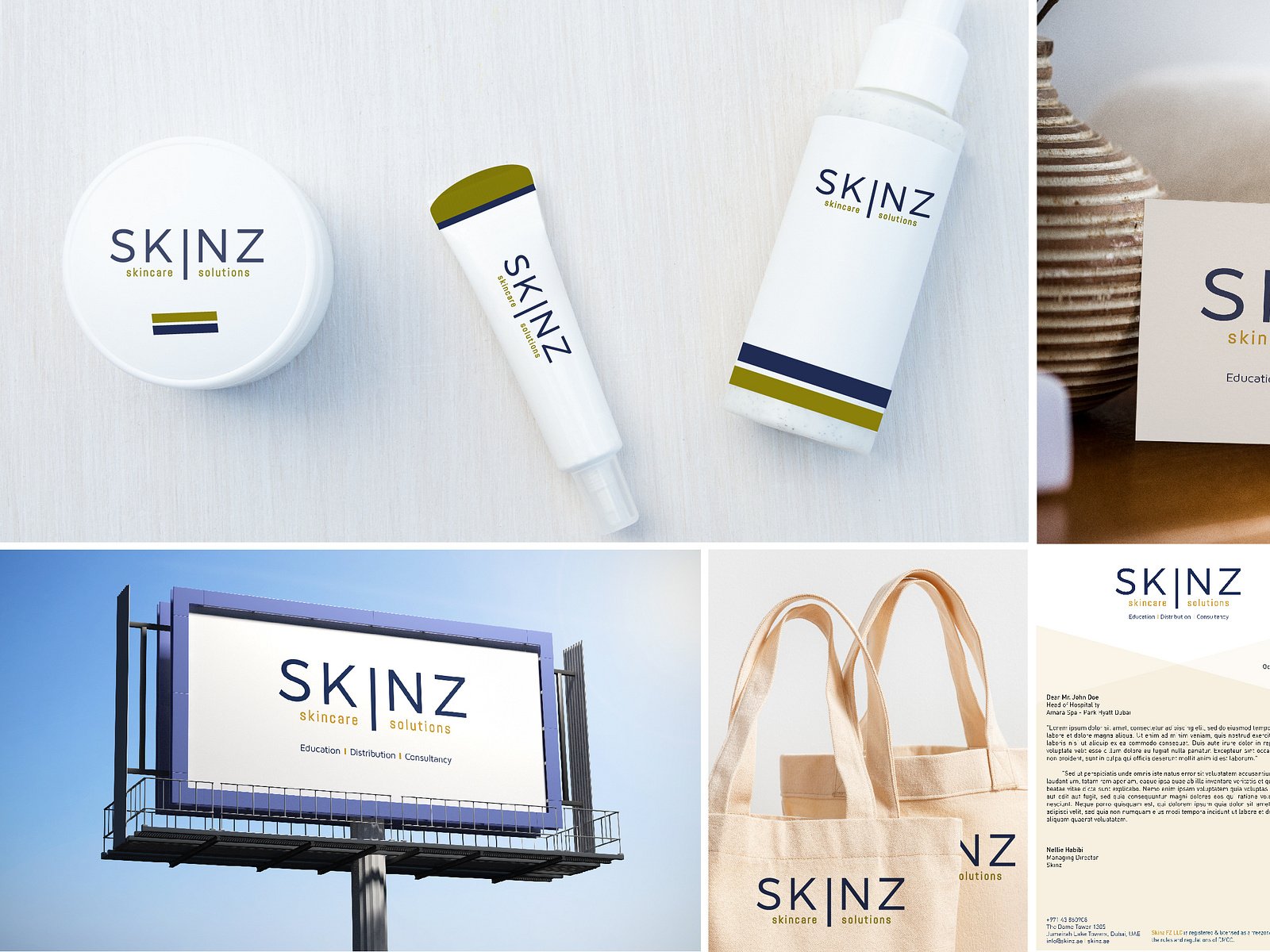 Full visual brand development Skinz by Livi Florea on Dribbble