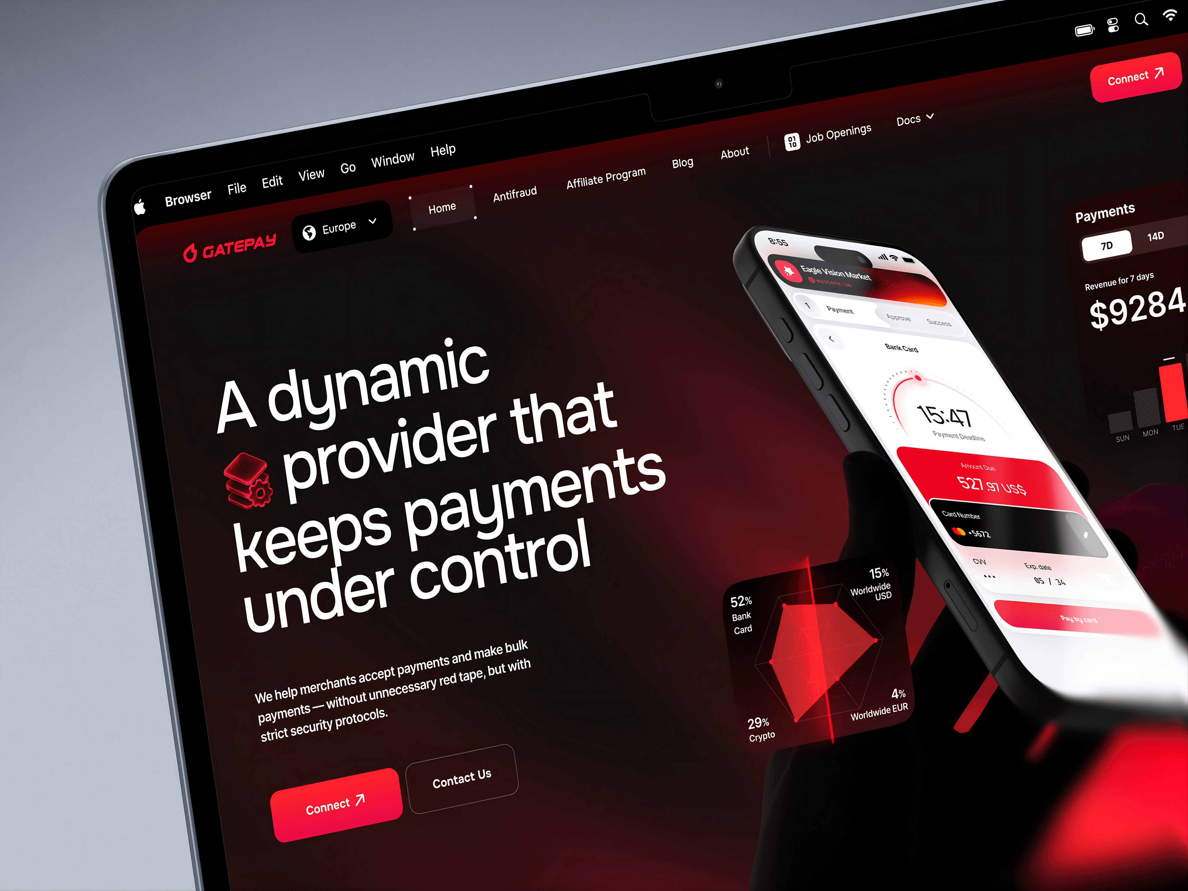 Gatepay landing page web design finance platform analytics animation banking blockchain crypto exchange crypto payments cryptocurrency dashboard finance financial fintech interface management platform product design swap token ui design wallet web design