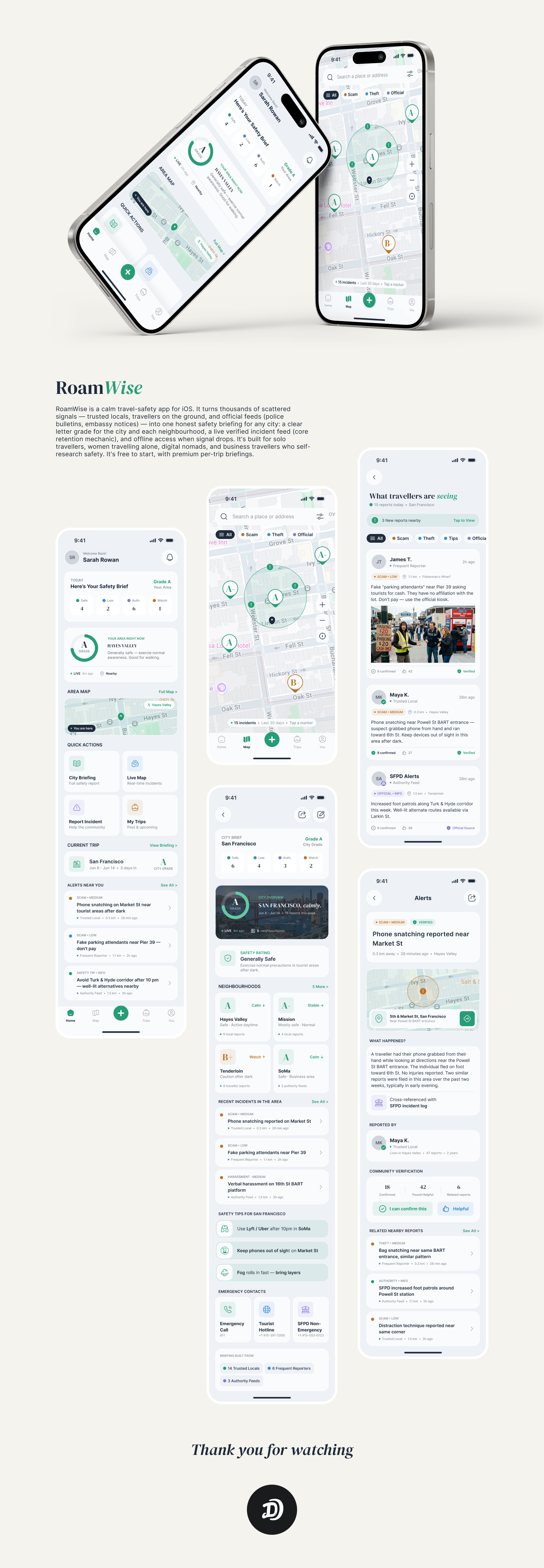 RoamWise • Mobile App design figma mobile app ui ui design user interface uxui design