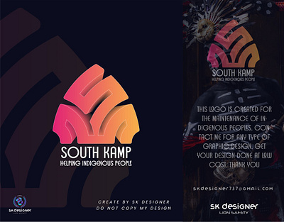 SK logo design full project. logotype