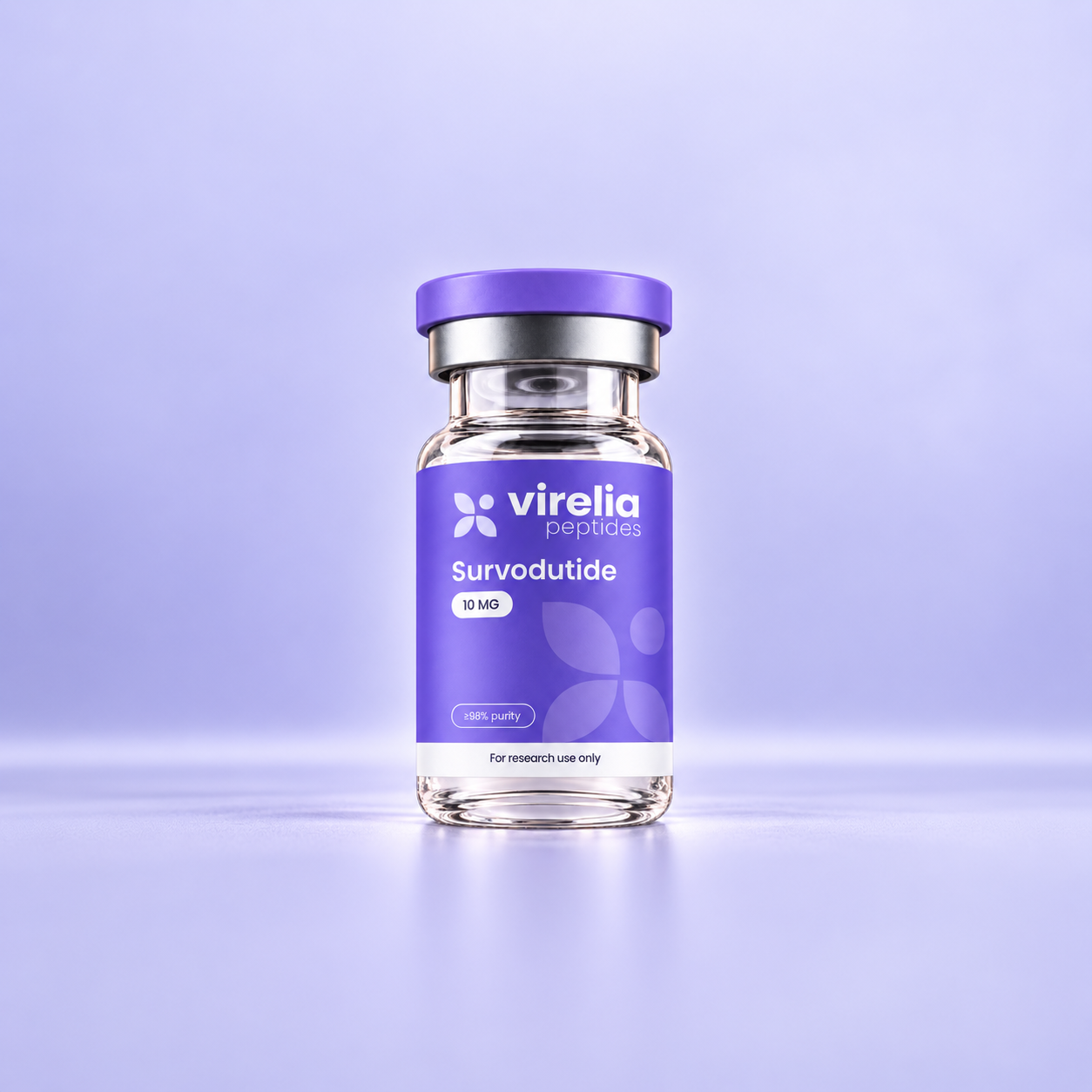Virelia - Peptide Branding & Packaging biotech branding clean design e commerce health landing page minimalist packaging peptides pharmaceutical product design purple research science supplement ui ux vial web design