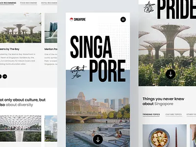Singapore Website Design - Responsive app brand clean design landing page layout minimalist mobile responsive singapore typhography ui user interface ux