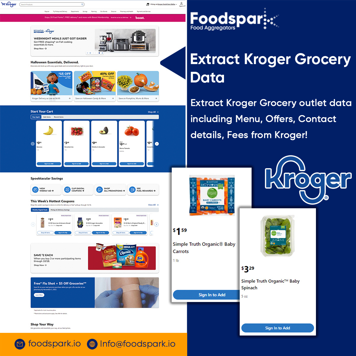 Kroger Grocery Data Scraping Kroger Grocery Data Extraction by