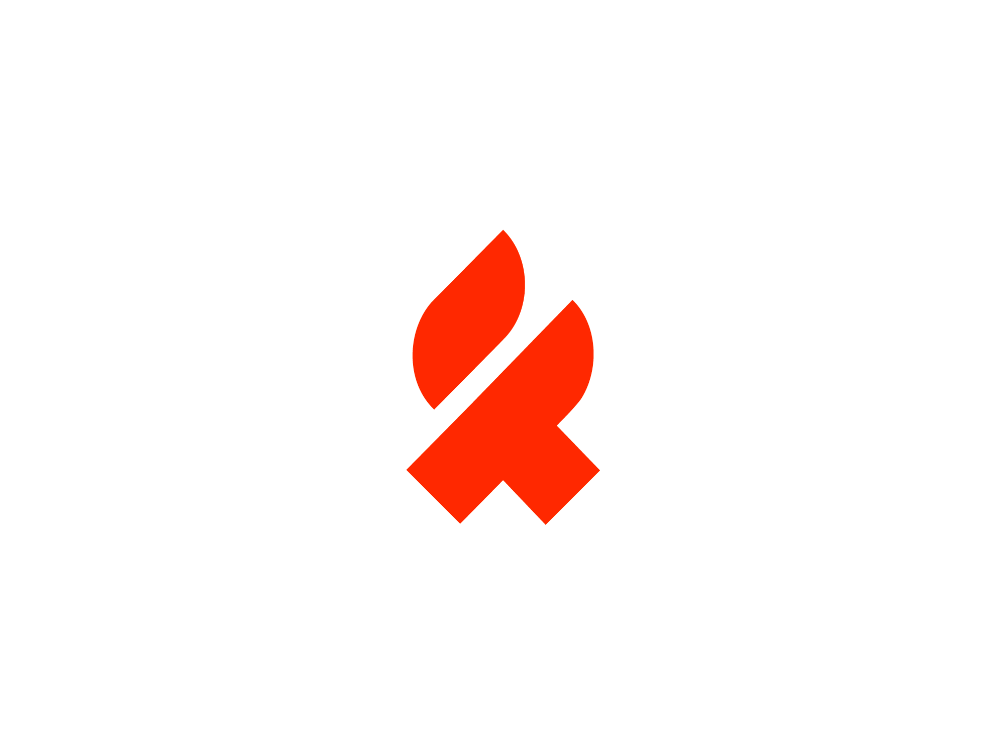 Camp fire abstract abstract flame branding camp camp fire campung double meaning fire flame logo mark minimalist roxana niculescu simple logo wood wood fire wood flame