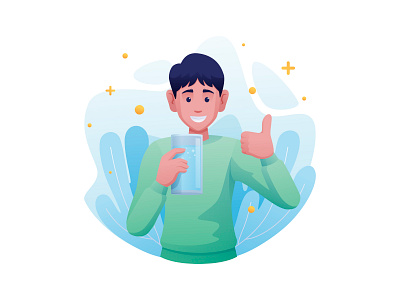Holding glass of water Illustration cartooning character design design drinking water free download free illustration free vector freebie illustration illustrator vector vector design vector download water