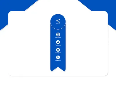 Social Share Button dailyui dailyui 010 design graphic design minimal social share button ui ux vector