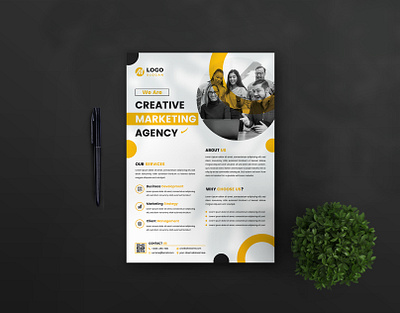 Corporate flyer design template. adobe illustrator adobe photoshop brand identity branding business flyer design flyers graphic design