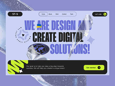 ST_S | Creative Design Agency Landing Page Website 15 agency branding design landing logo ui uiux ux web