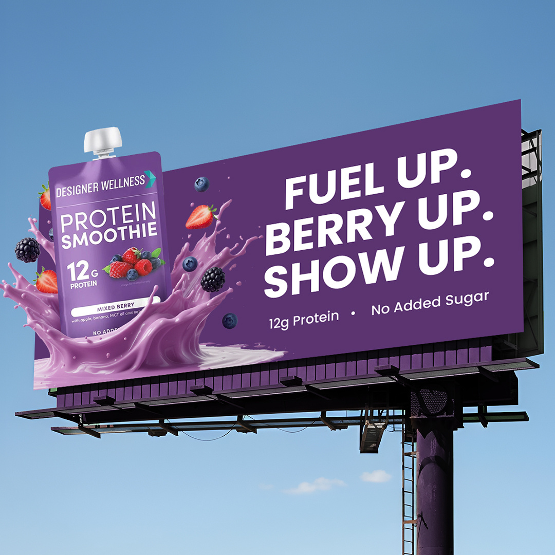 Supplements Advertising ad design graphic design