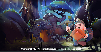 Game Art Design - Red Apple Technologies 2d 3d concept art game art illustration