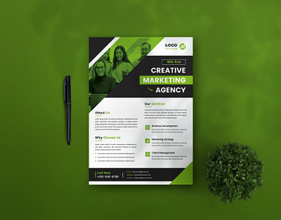 Corporate Flyer Design adobe illustrator adobe photoshop brand identity branding corporate design graphic design template