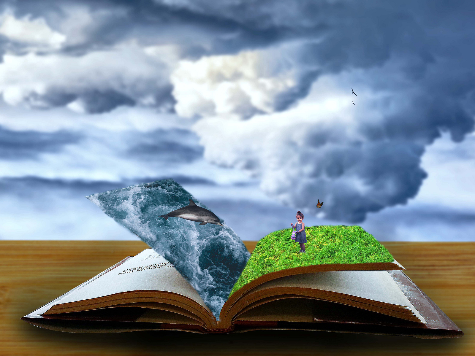 Story Book Photo Manipulation Effect By Fatima Azhar On Dribbble