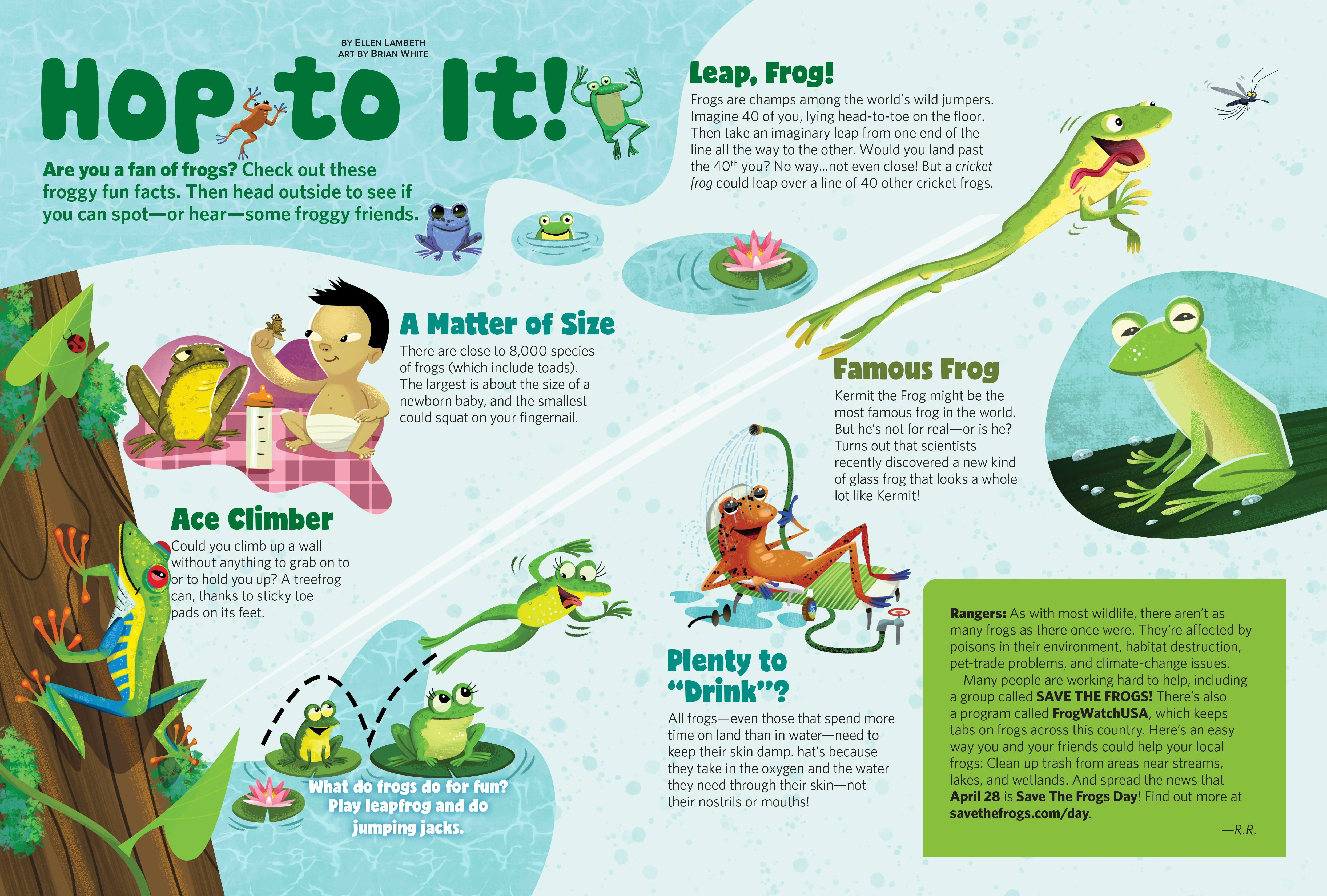 Hop to it spread digital kids magazine