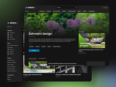 estav.tv - website & branding app app design architecture branding design ecommerce eshop landing page online player portal tv ui ux design video web webdesign website