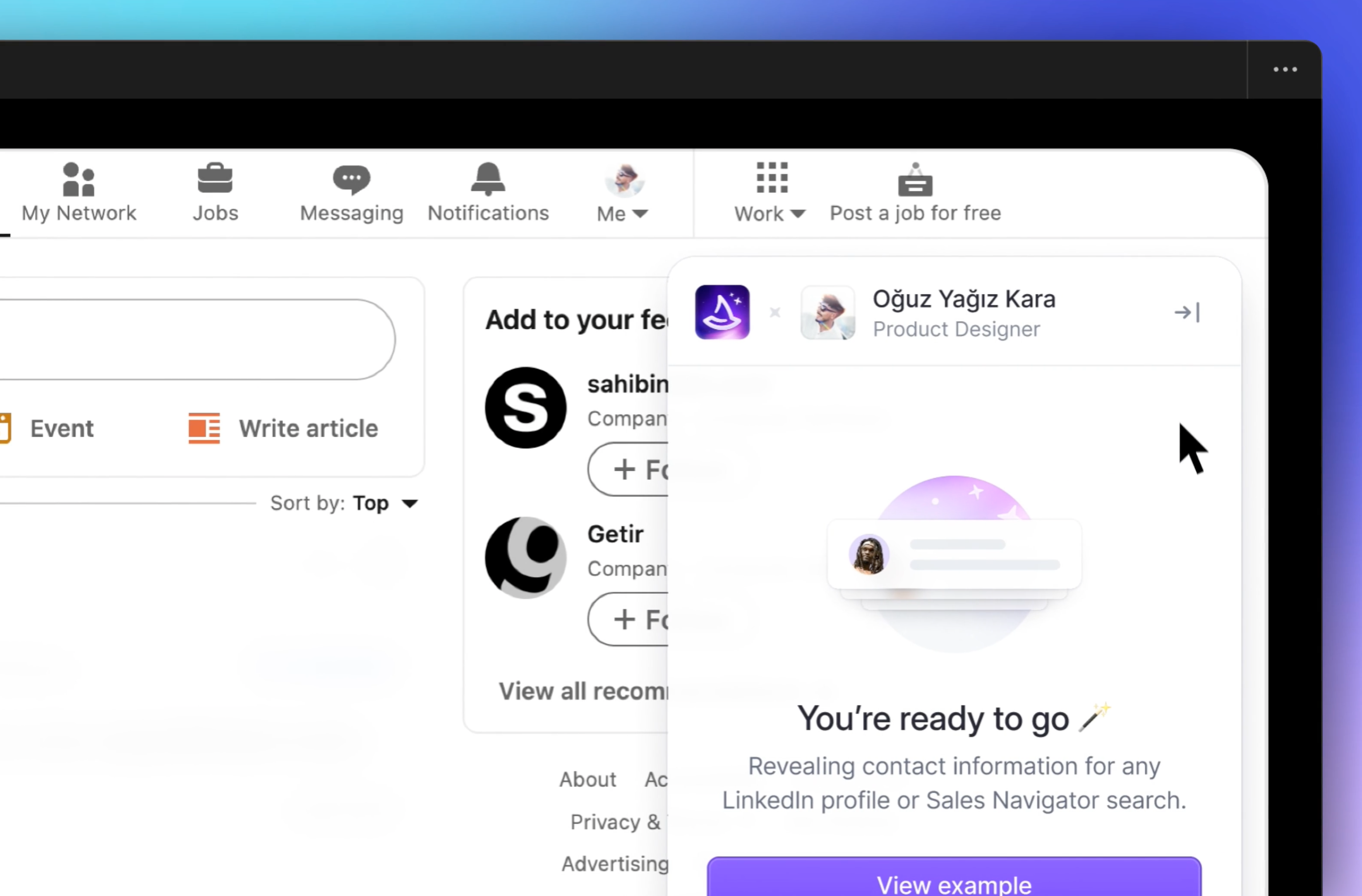 Web Extension Prototype 🪄 components empty state extension figma hr hr app illustration interaction prototype saas ui components web app web extension
