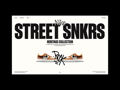 Nike SNKRS Homepage art direction bold branding design digital fashion graphic design layout minimal modern nike shoes shop type typography ui web whitespace