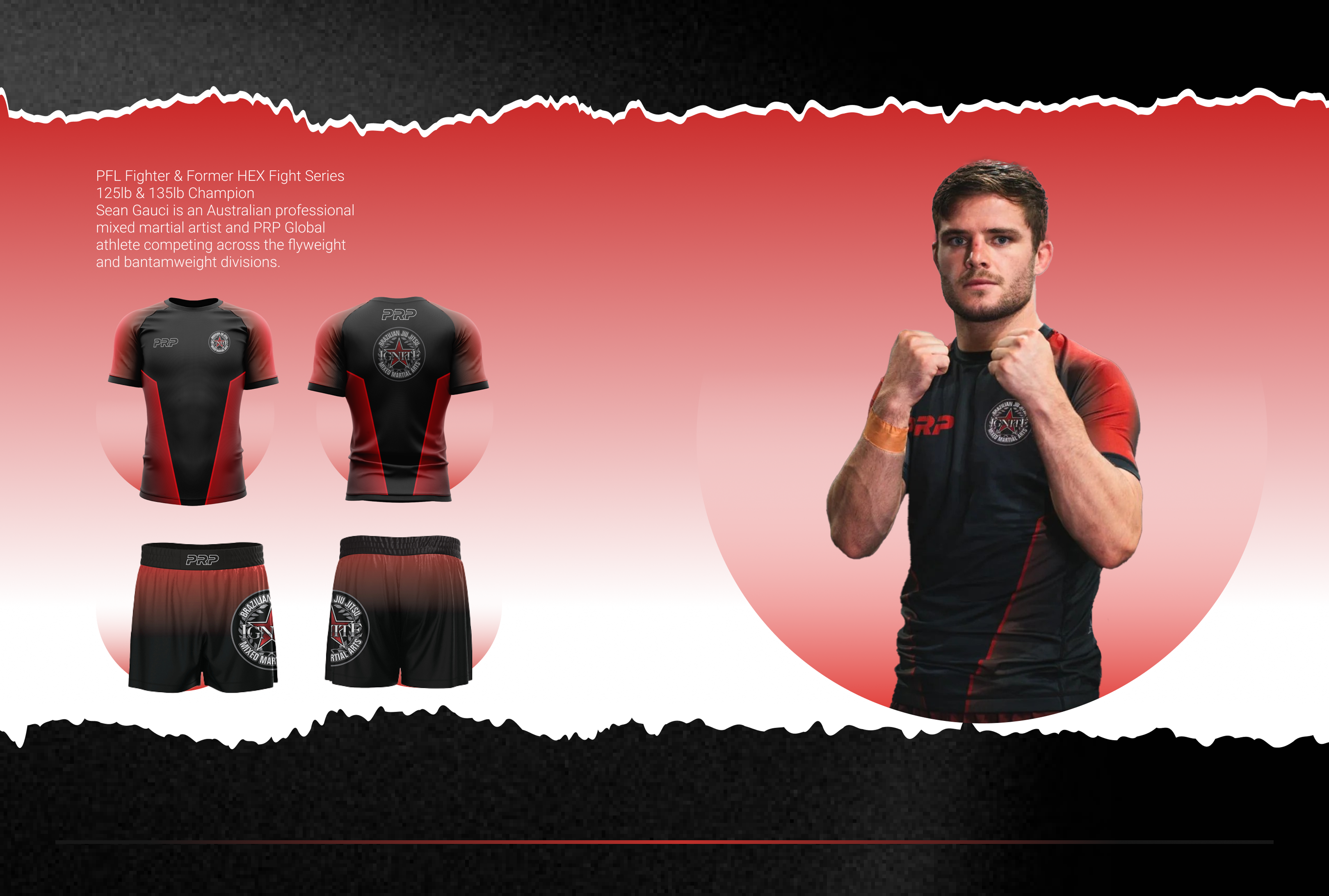 PRP Global MMA Apparel Design & Branding Case Study apparel apparel design boxing brand and identity brand identity case stud combat sports fashion graphic design mma mma apparel design product design sports branding sportswear design