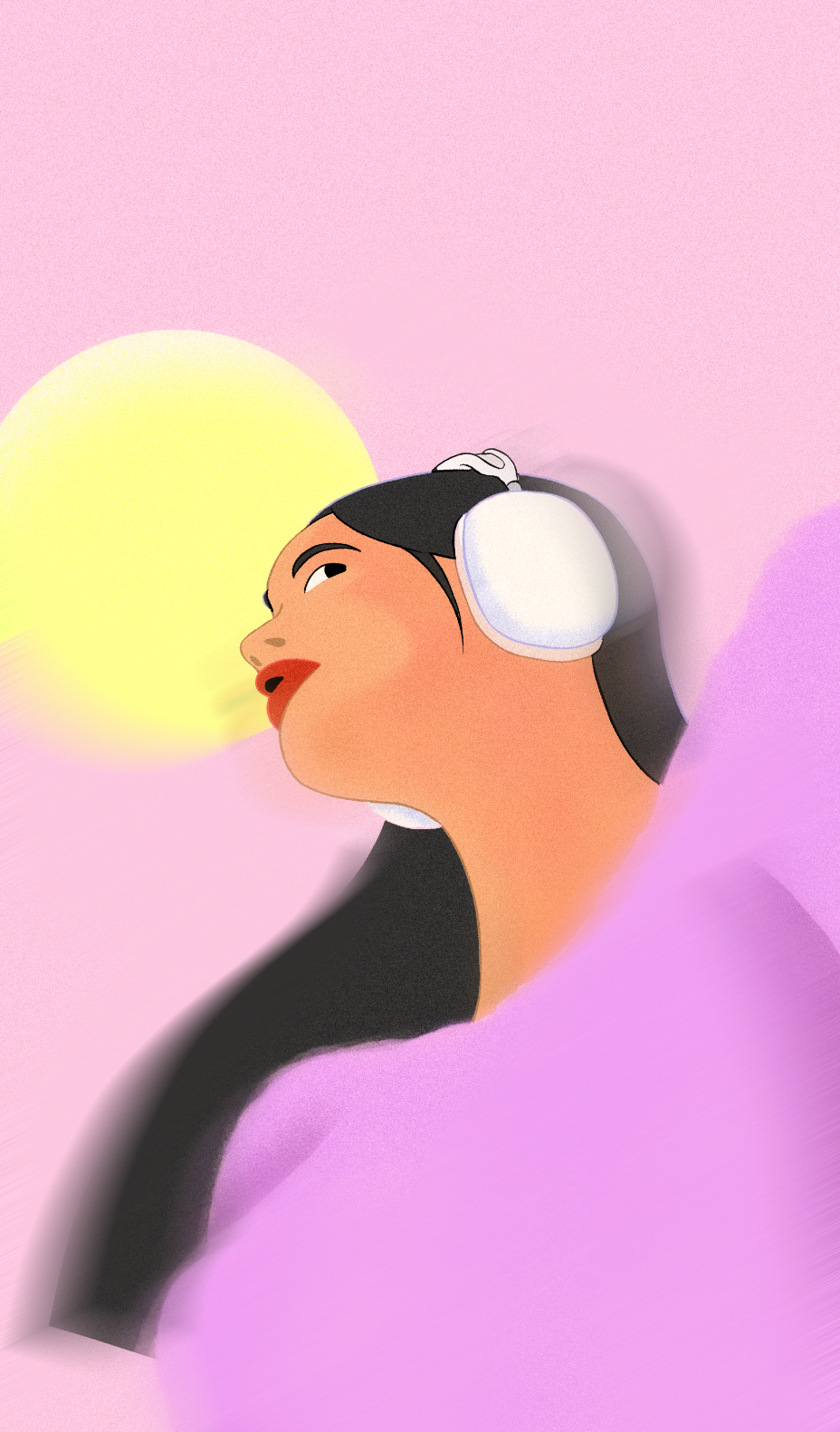 Tunes colour design drawing fashion illustration music paris style