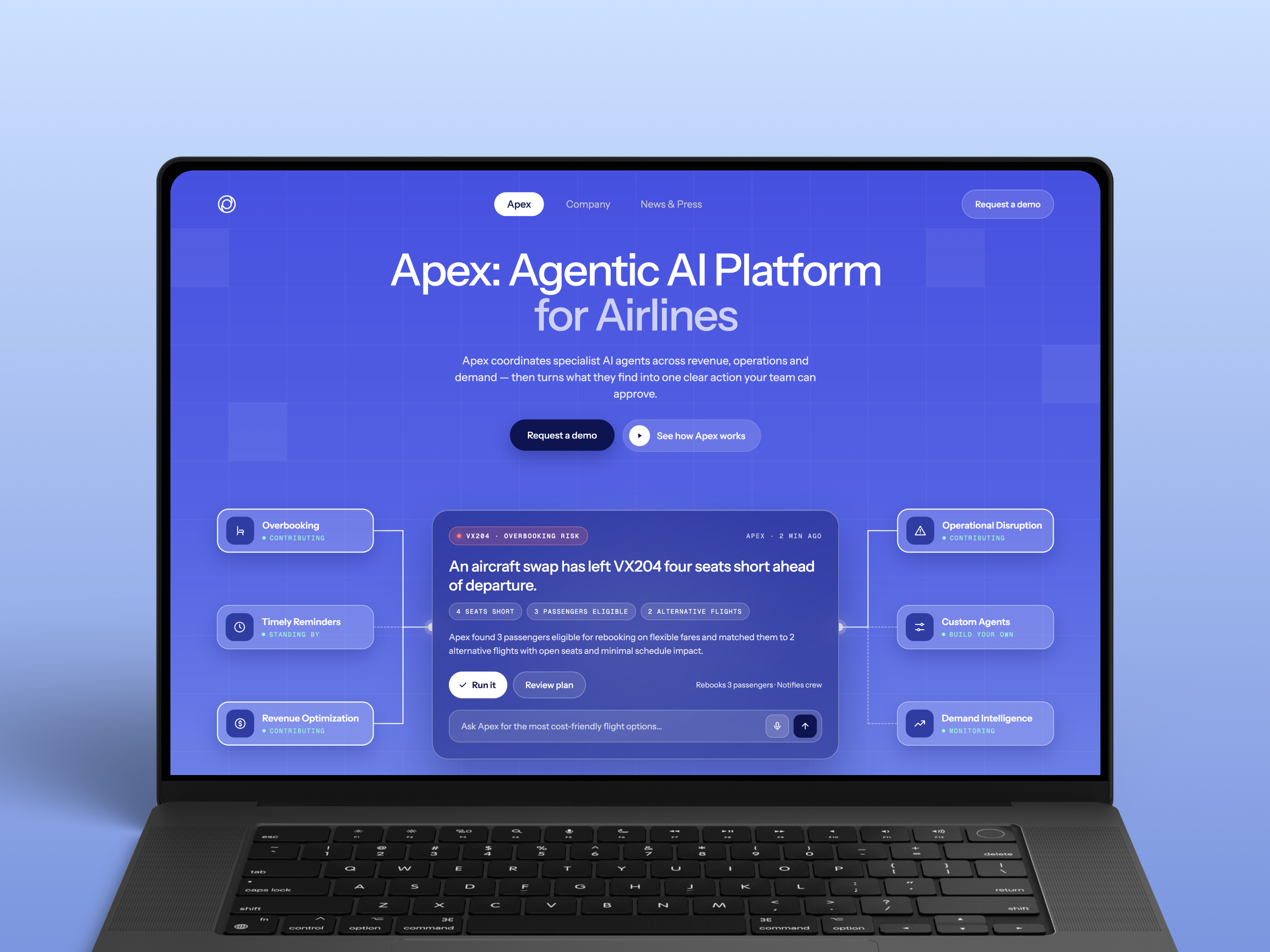 AI in Aviation: From Risk to Reroute in Seconds agentic ai ai in aviation aviation tech dashboard u ui web design