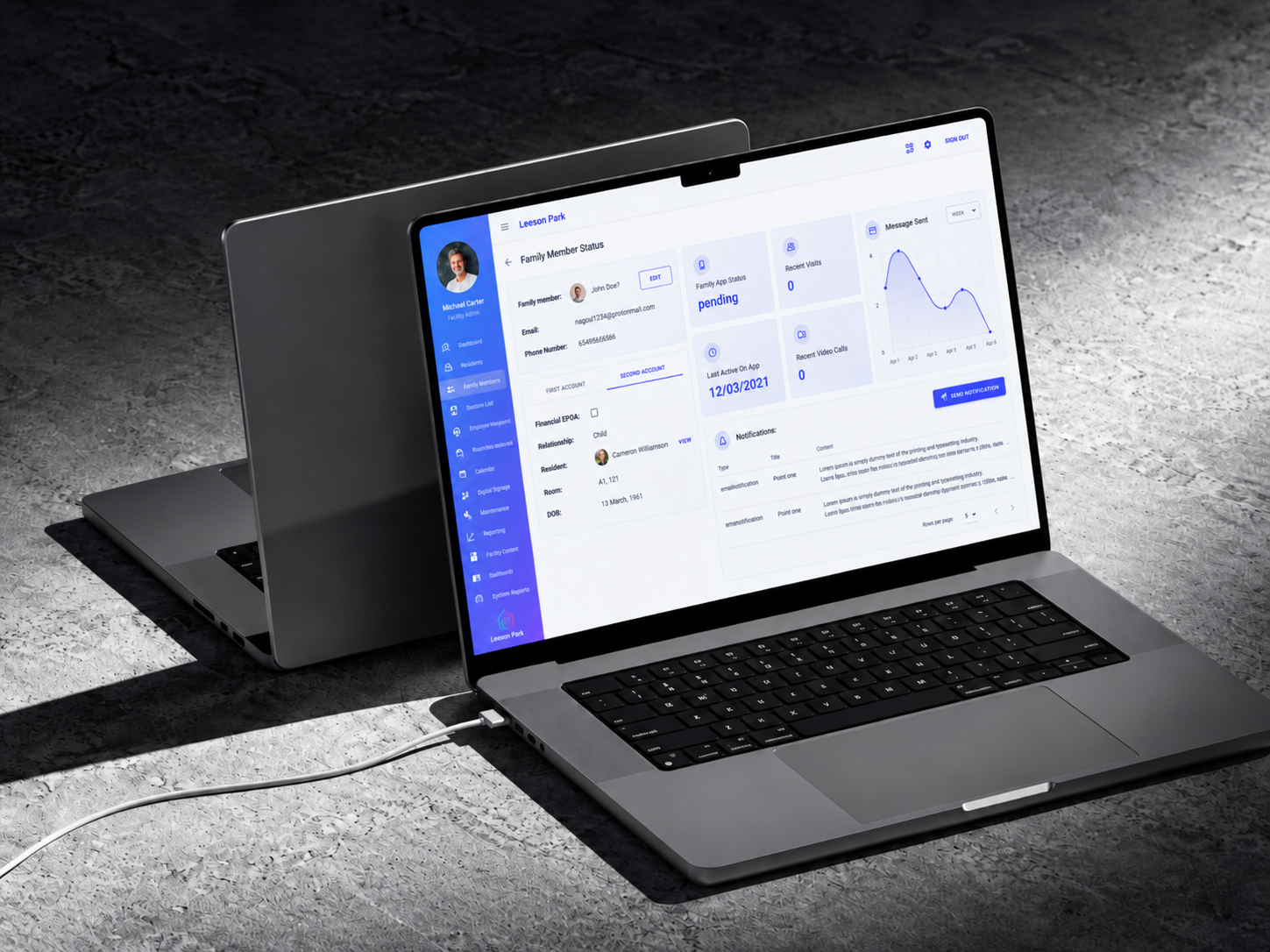 Healthcare Reporting UX for Patient Progress Tracking care management digital health enterprise ux healthcare reporting healthcare software healthcare ux medical software patient management patient progress product design