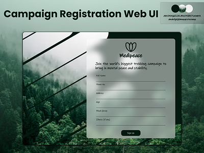 Registration Page branding dailyui dark dark ui design flat illustration image image ui login logo minimal night registration sign up signup ui ux