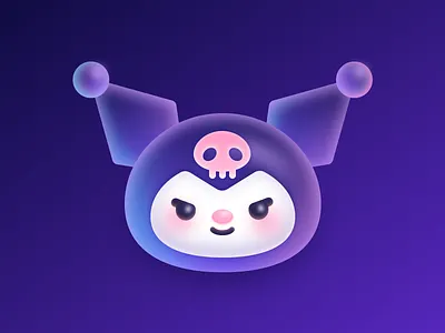 Kuromi graphic design icon illustration logo ui