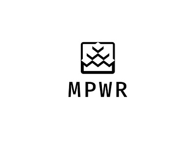 MPWR Logo Draft affinitydesigner branding draft logo logo design progress vector