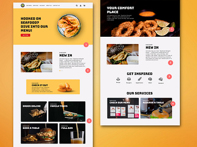 Mikey B's | Website Design branding restaurant ui uxui website website design