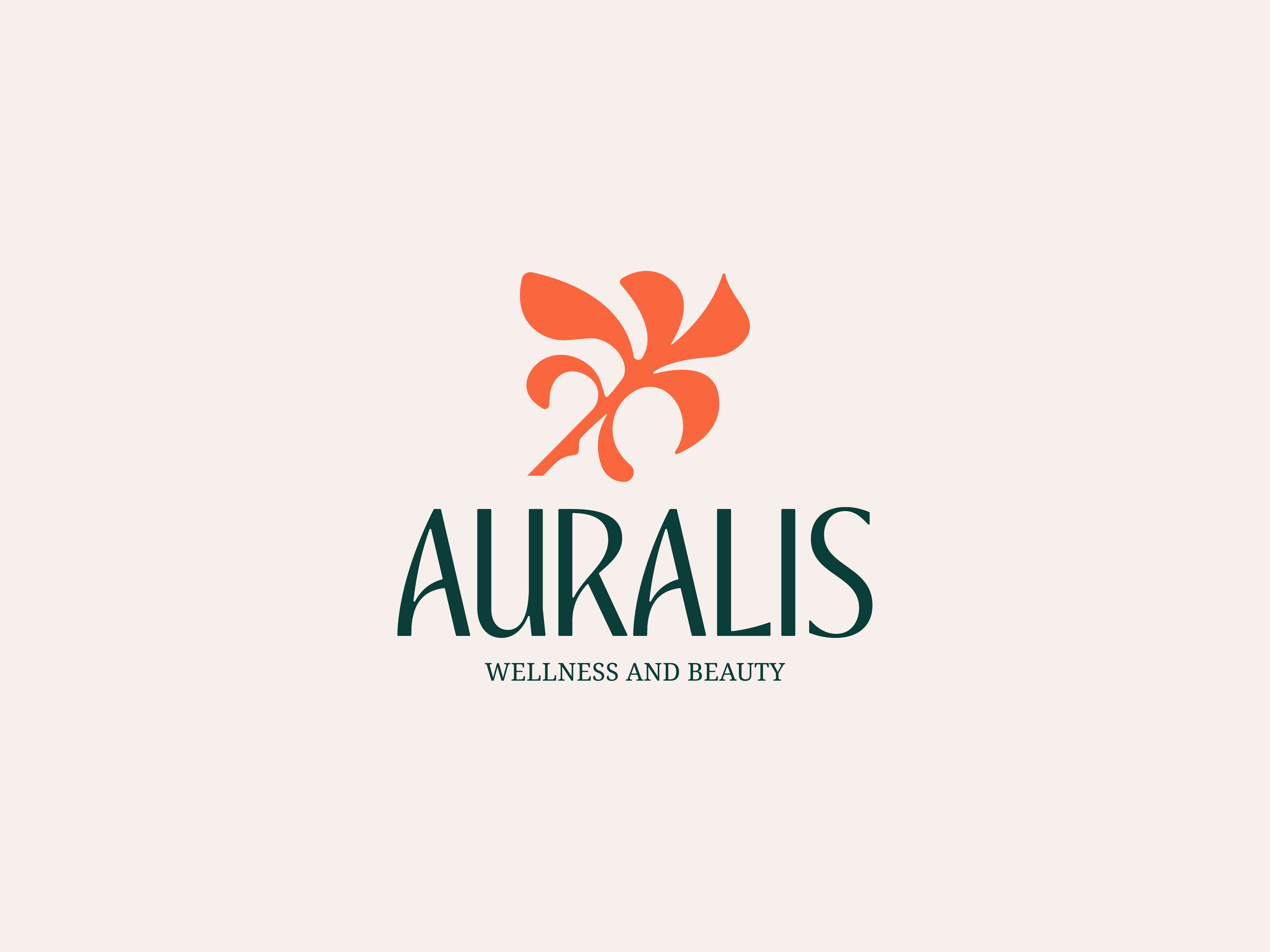 Auralis | Wellness Brand Identity beauty beauty care boho branding creative logo floral flower logo minimal logo ritual wellness wellness branding