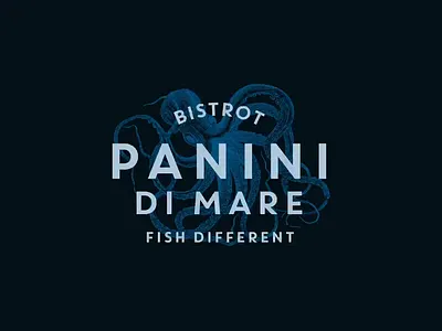 Panini Di Mare - BRANDING brand identity branding design fish logo food and beverage logo generative design generative logo hospitality logo logo logo design logo food ideas logo ideas logo inspiration logotype minimal modular graphics modular logo restaurant logo seafood design seafood logo