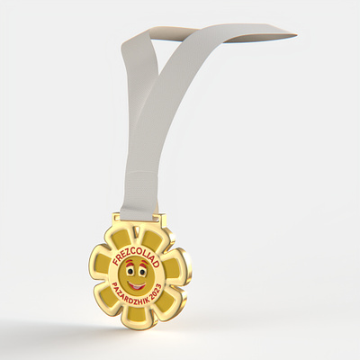 Sunny is the weather, this is sunny medal... 3d