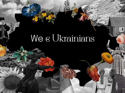 We are Ukrainians culture glory to ukraine graphic design illustration stand with ukraine ukraine ukrainians